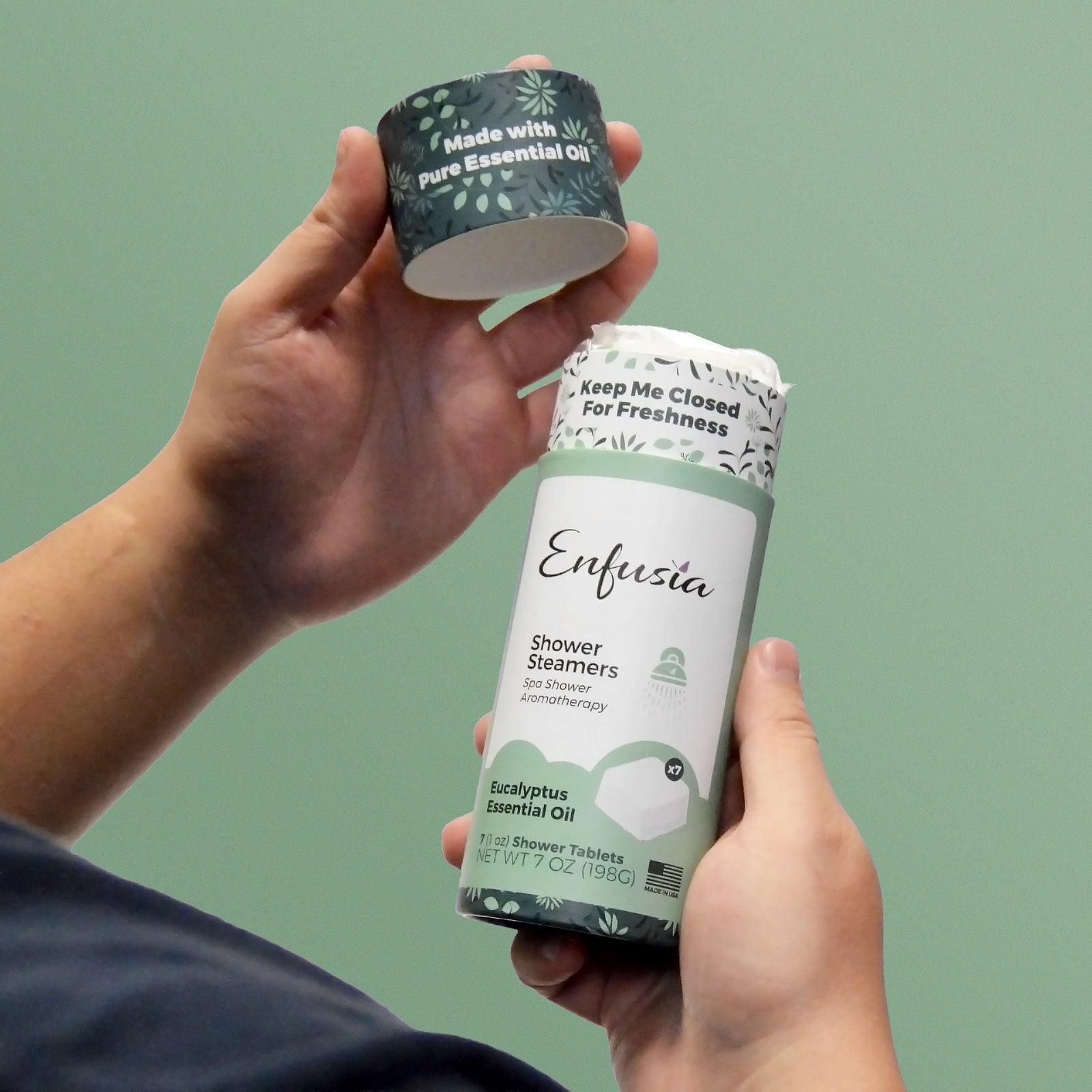 Spa Meets Eco-Friendly Packaging: Enfusia’s Artful & Sustainable Shower Steamer Packaging