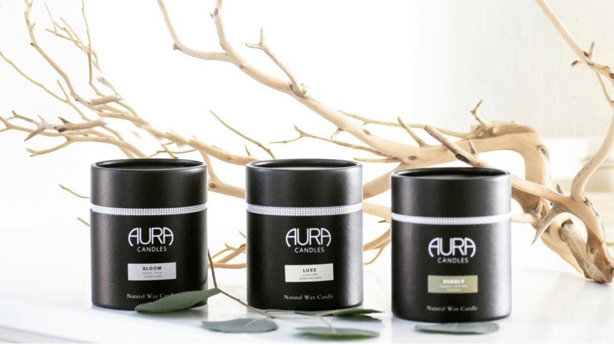 Delivered with Personality & Style: Aura Candles