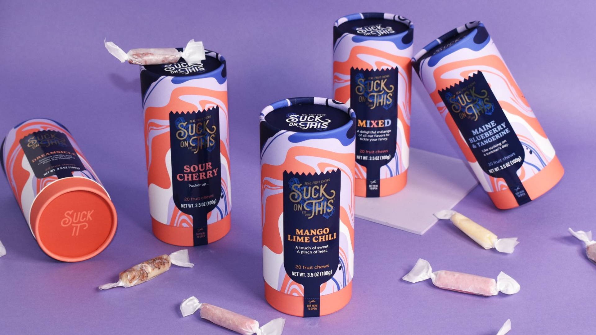 Pulp+Wire Delights With 'Suck On This' Packaging Paper Tube Co.