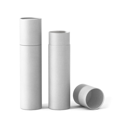 0.3 oz Push-Up Paper Tube (Glassine Lined) - White