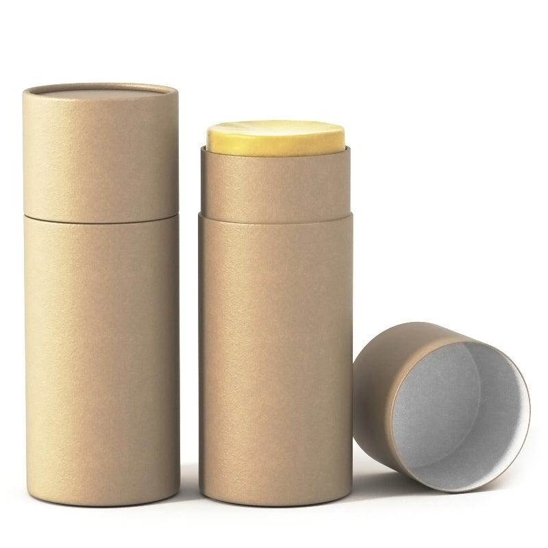 0.5 oz Push-Up Paper Tube (Glassine Lined) - Kraft