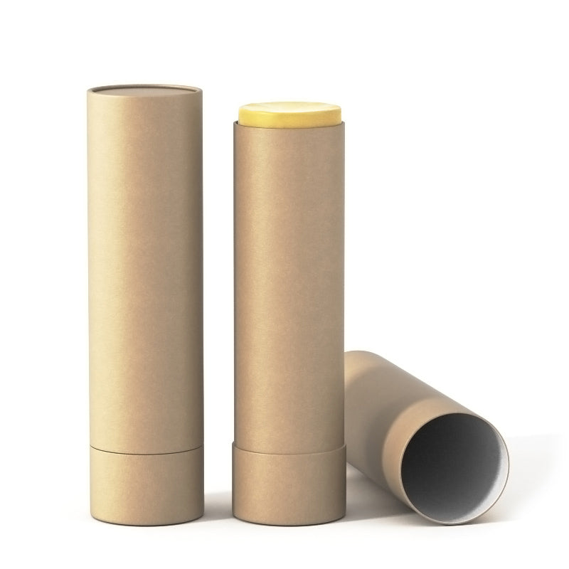 2.5 oz Push-Up Paper Tube (Glassine Lined) - Kraft