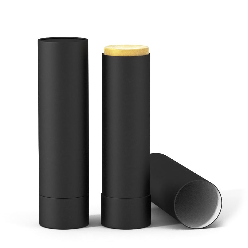 2.5 oz Push-Up Paper Tube - Black