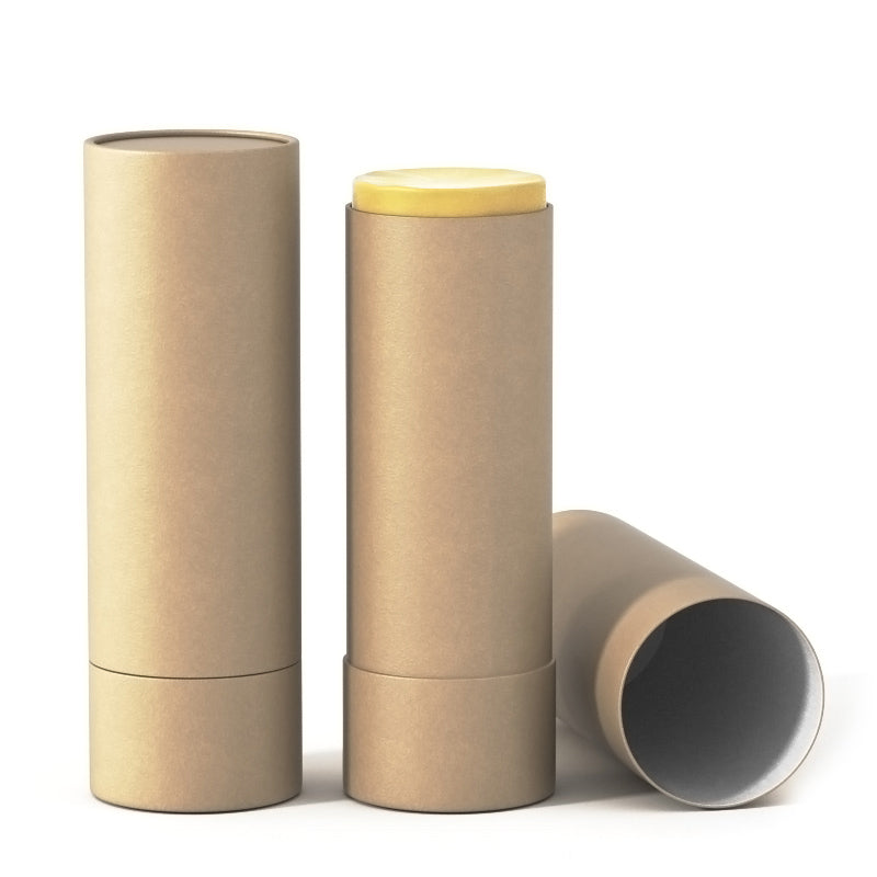2 oz Push-Up Paper Tube - Kraft