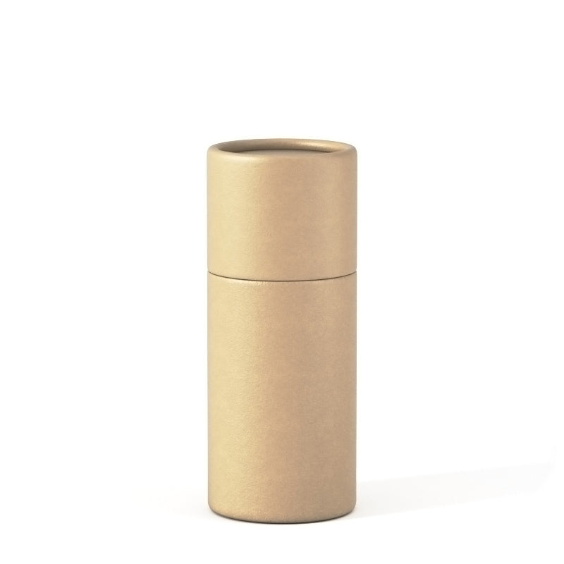 0.3 oz Push-Up Paper Tube Wide (Glassine Lined) - Kraft