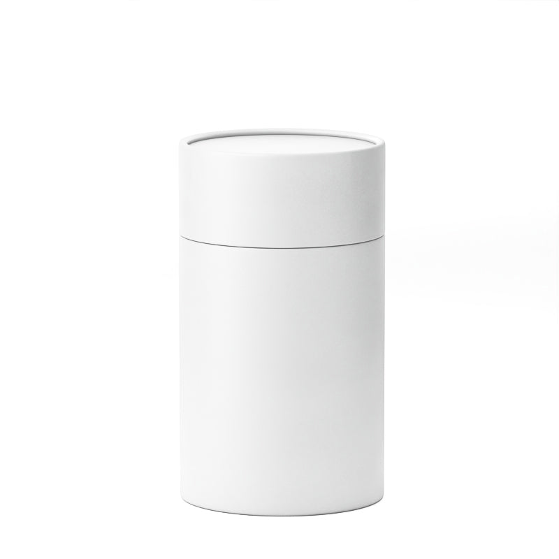 5.5" x 3.25" Paper Tube with Foil Lining - White