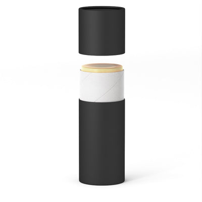 2 oz Push-Up Paper Tube (Glassine Lined) - Black