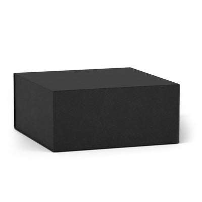 7.5" x 7.25" x 3.75" Rigid Magnetic Gift Box (Collapsible) - Black